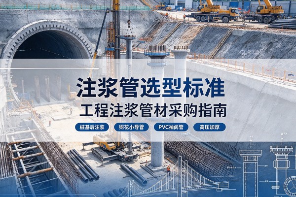高唐注浆管选型标准