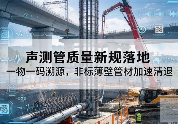 高唐声测管质量新规落地，一物一码溯源，非标薄壁管材加速清退